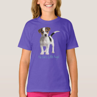 Ingen är liten ängel. Cute Puppy Emo/Rebel-Barn T Shirt