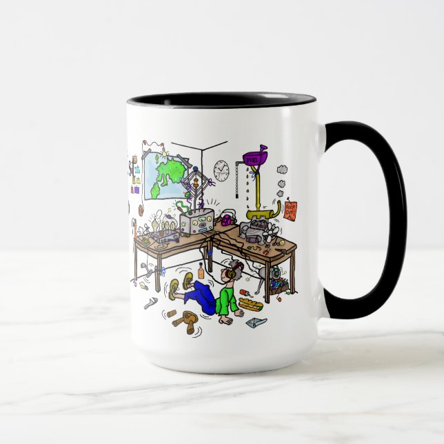 Ingen är mer underbar, än hans utrustningskinka mugg (Höger)