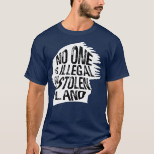 Ingen är olaglig mot invandrare från fastlandet t shirt