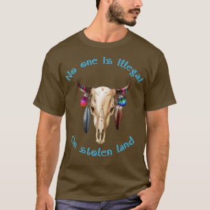Ingen är olaglig på den inhemska invandraren i ste t shirt