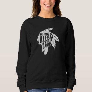 Ingen är olaglig på den inhemska invandraren i ste t shirt