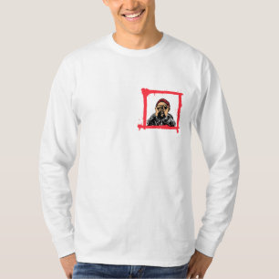 Ingen är olaglig på stenkolsmark t shirt