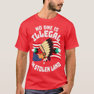Ingen är olaglig på stenland 3 t shirt