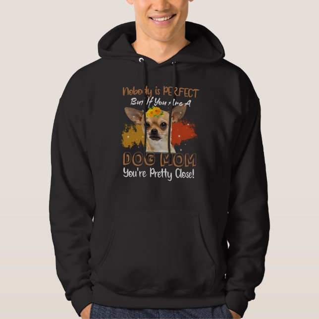 Ingen är Perfekt, men om du är Hund är du Hoodie (Framsida)