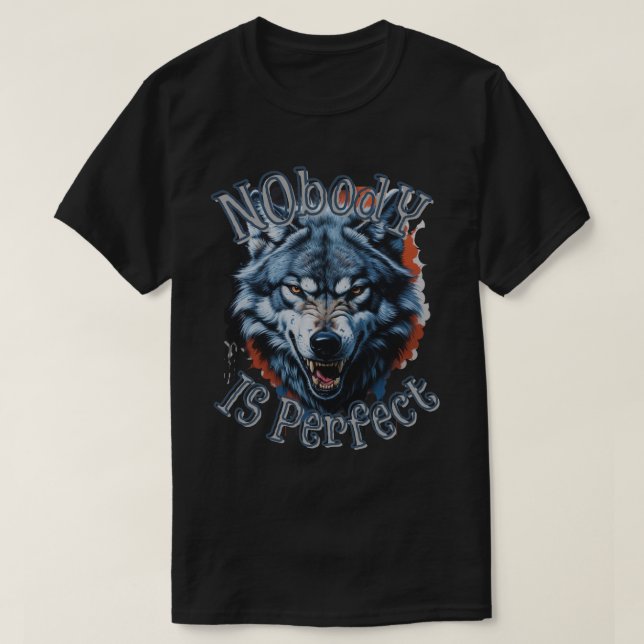 Ingen Är Perfekt T Shirt (Design framsida)
