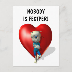 Ingen är perfekt! vykort