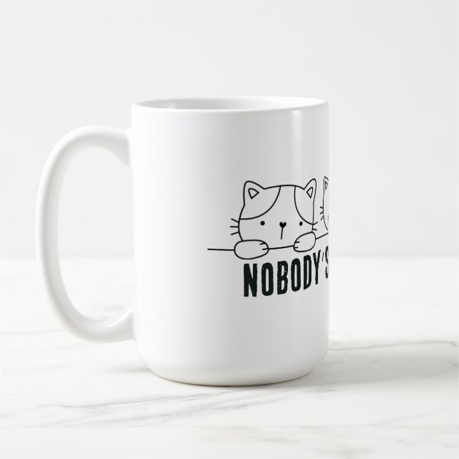 Ingen är Purr-fekt Kaffemugg (Vänster)