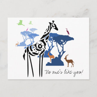 Ingen är som du! vykort