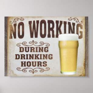 Ingen arbetstid under torkningstid poster