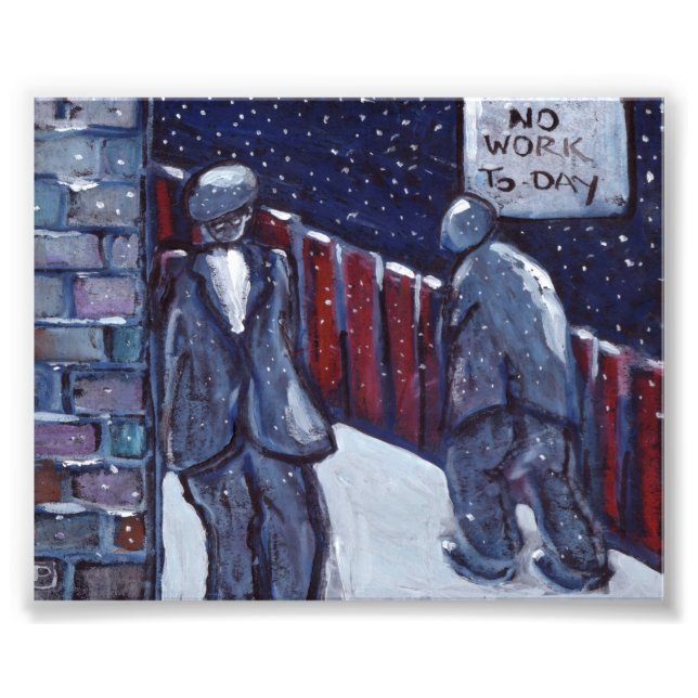 Ingen arbetsuppgift hittills fototryck (Framsidan)