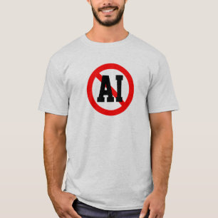 Ingen artificiell intelligens t shirt