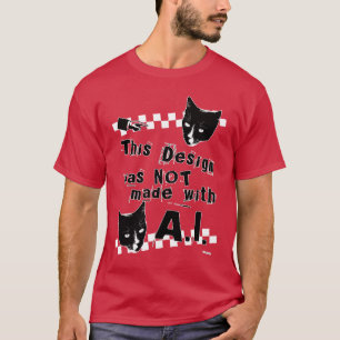 Ingen artificiell intelligensdesign autentisk Stil T Shirt