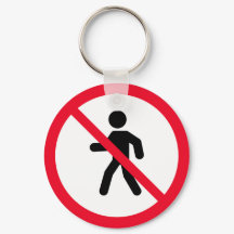 Ingen åtkomstförbudsskylt för fotgängare | Nyckelk
