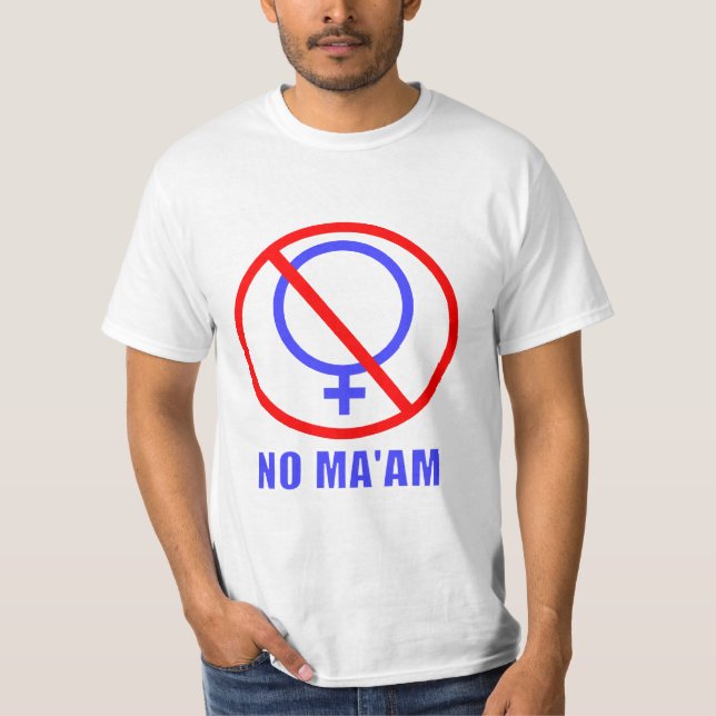 Ingen att gifta sig Maam T-shirt (Framsida)