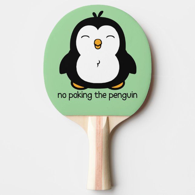 Ingen att packa Penguin-Grönten Pingisracket (Framsidan)