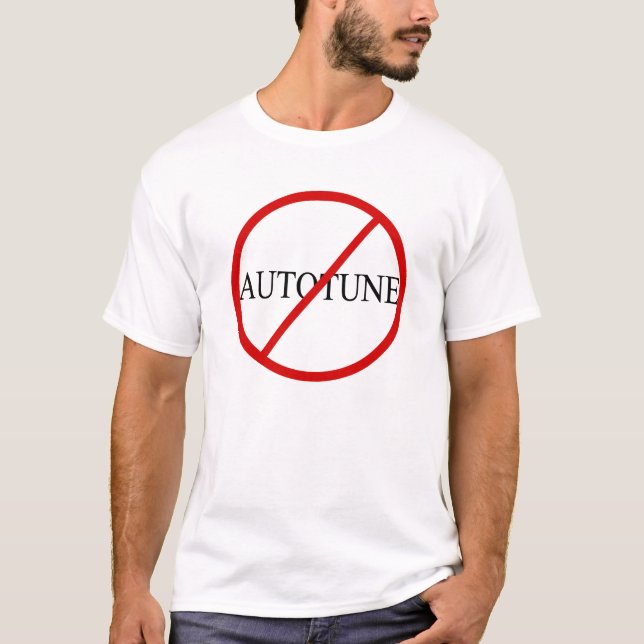 Ingen automatisk justering t-shirt (Framsida)
