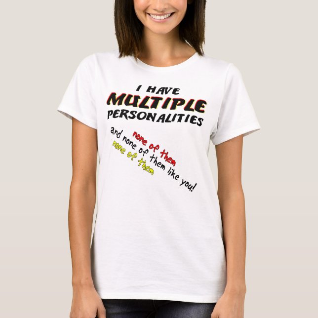 Ingen av dem gillar dig.. tee shirt (Framsida)