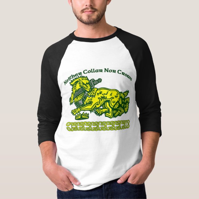 Ingen av förse med krage Nor kröna Tee Shirt (Framsida)