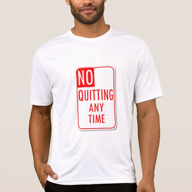 Ingen avslutning t-shirt (Framsida)