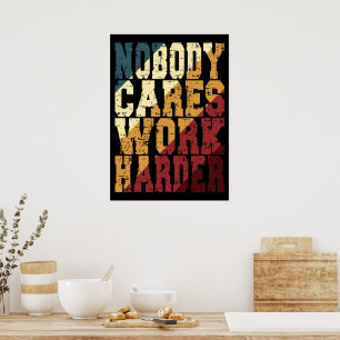 Ingen bär arbetshärdaren för arbetshälsa poster