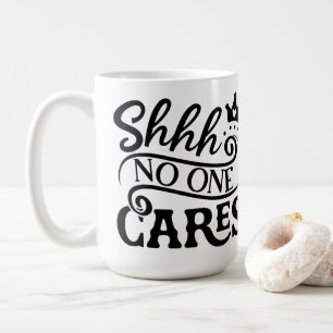 Ingen bär typografi, inspirationsoffert kaffemugg