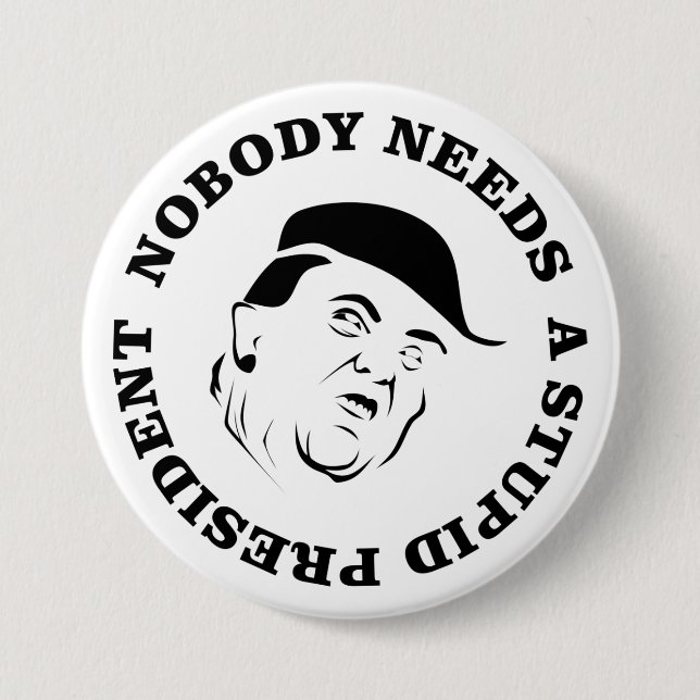 Ingen behöver en dum president knapp (Framsida)