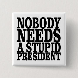 Ingen behöver en styvmoderlig president knapp