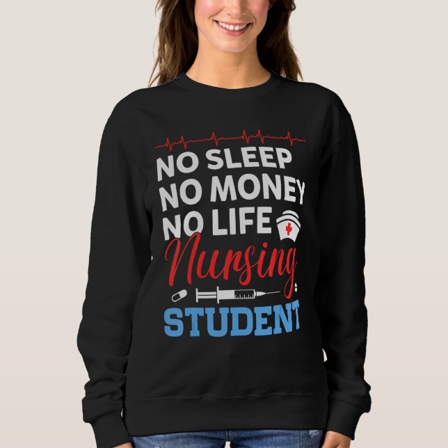 Ingen behöver sova utan livnära syskonsyter i Stud T Shirt (Framsida)