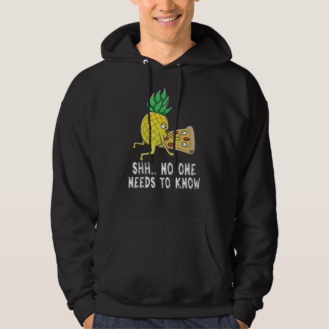 Ingen behöver veta hoodie (Framsida)