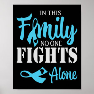 Ingen bekämpar Diabetes Ensam Support Diabetes Awa Poster