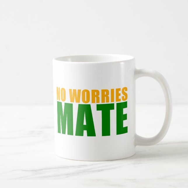 ingen bekymmerkompis kaffemugg (Höger)