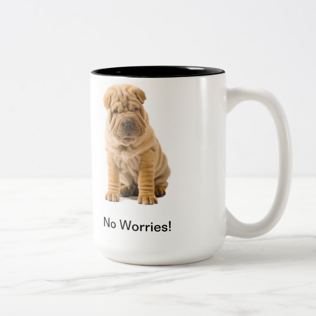 Ingen bekymmerShar-Pei mugg (Höger)