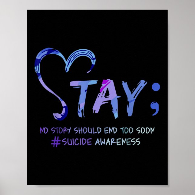 Ingen berättelse borde sluta för fort, suicide Awa Poster (Framsidan)