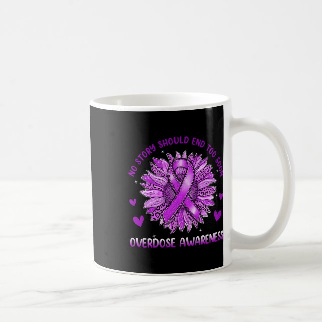 Ingen berättelse borde ta slut för tidigt Sunflowe Kaffemugg (Höger)