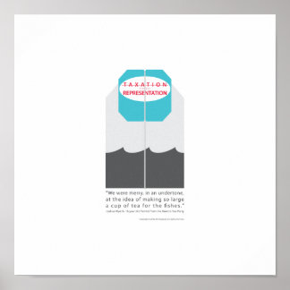 Ingen beskattning utan representation poster