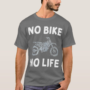 Ingen bike No Life Motorcle Biker Female Bikerna T Shirt