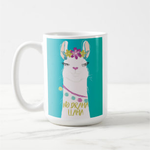 Ingen bild av Drama Llama Monogram Kaffemugg
