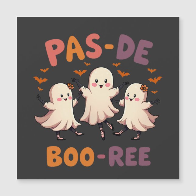 Ingen boo-ree Spooky Halloween balett dans Ghost (Framsida)