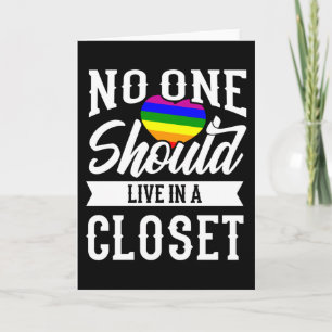 Ingen bör bo i en stängd HBT-Pride-månad Kort