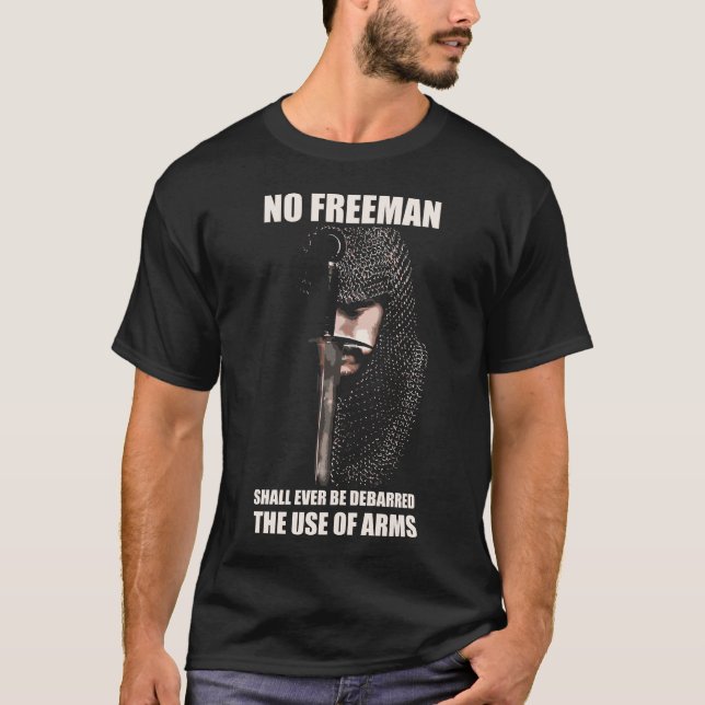 INGEN BORGARE - RIDDARE - CITATIONSTECKENT-tröja T-shirt (Framsida)