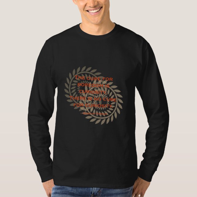 Ingen bot för kuriositetlångärmad tee shirt (Framsida)