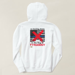 "INGEN BOWING NED..." HOODIE