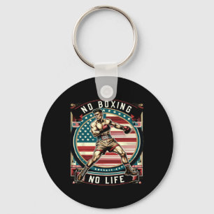 Ingen Boxing No Life American Man Boxing Nyckelring