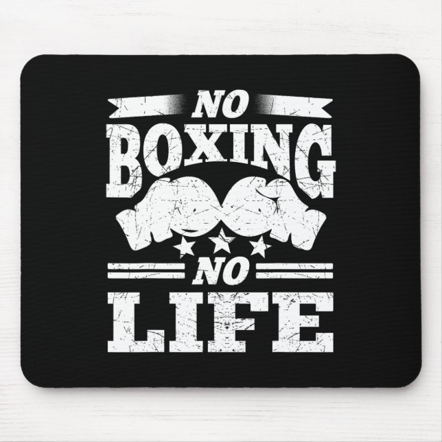 Ingen boxing No Life Boxing Handskar Boxing Handsk Musmatta (Framsidan)