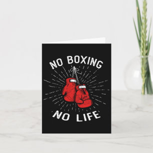 Ingen boxing No Life Slår Boxing Glove Martial Art Kort