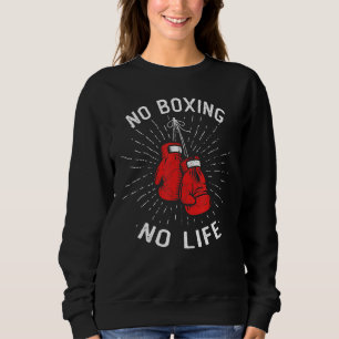 Ingen boxing No Life Slår Boxing Glove Martial Art T Shirt