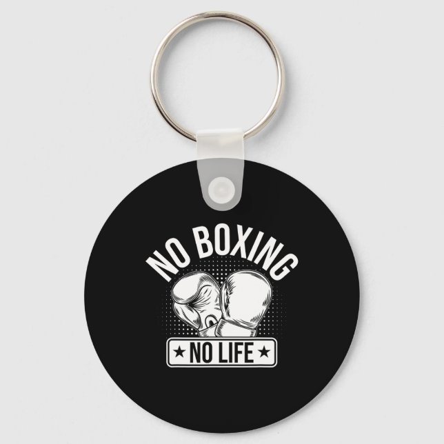 Ingen boxing nr Life 1 Nyckelring (Framsida)