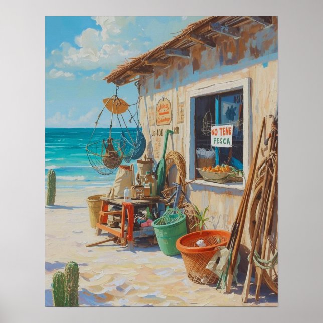 Ingen bra fiske i Bonaire Poster (Framsidan)