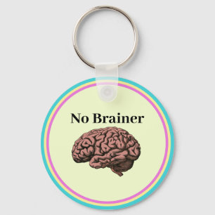 Ingen Brainer Keychain Nyckelring
