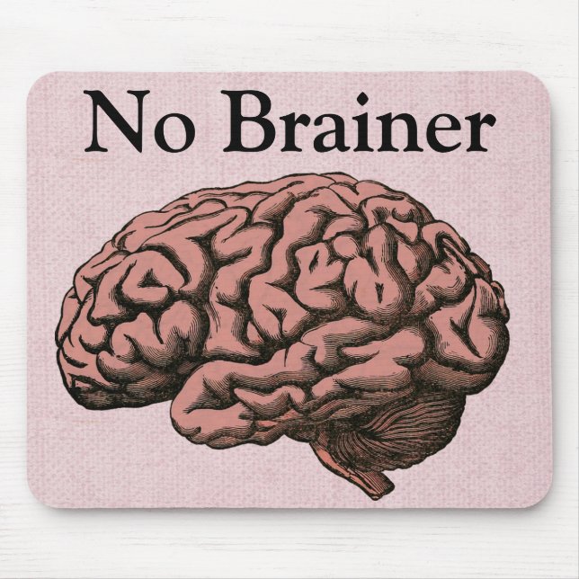 Ingen Brainer Mouse Pad Musmatta (Framsidan)